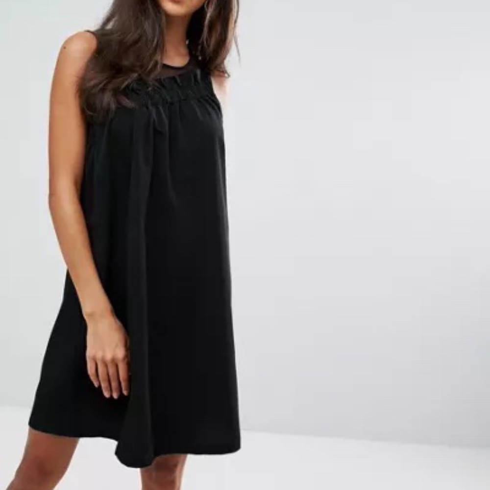 ASOS VERO MODA SLEEVELESS CHIFFON DRESS